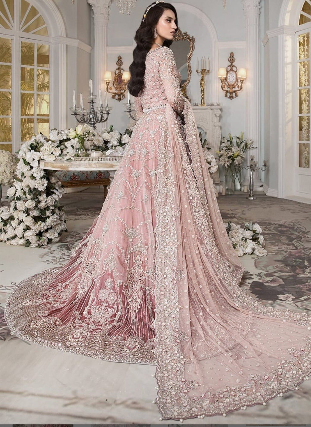 Maria B heavy partywear maxi