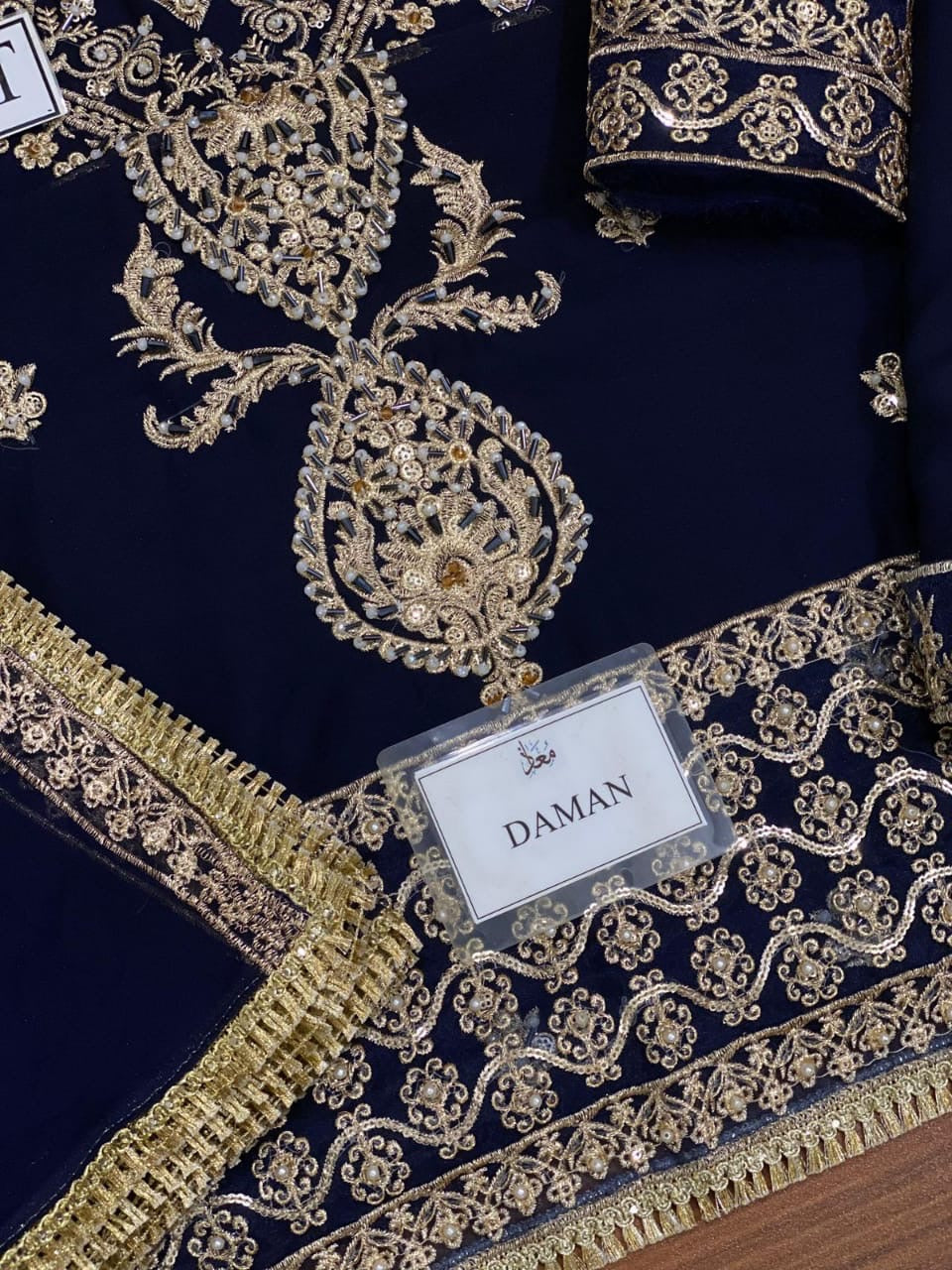 Asim jofa chiffon 3 piece suit