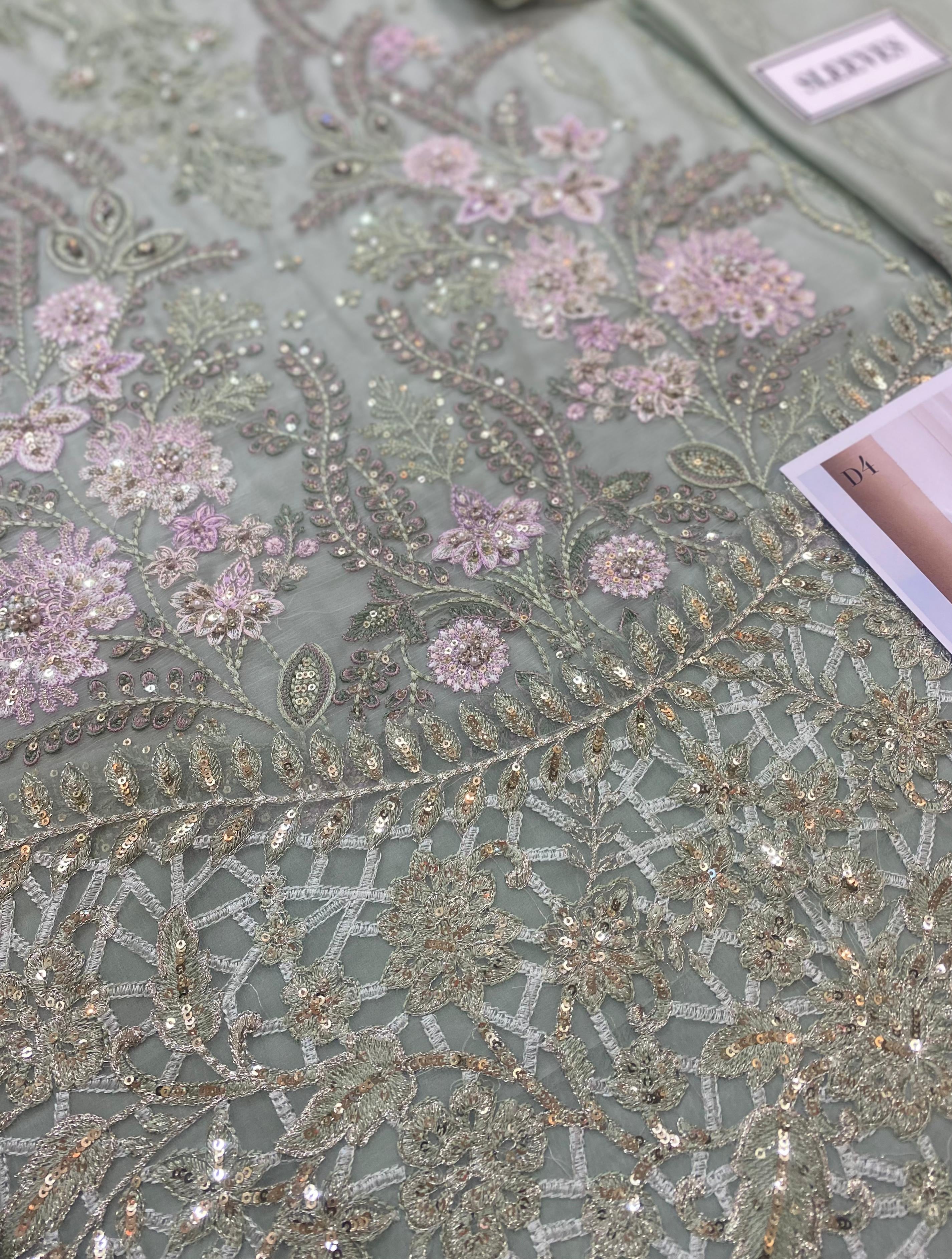 Maria B chiffon suit