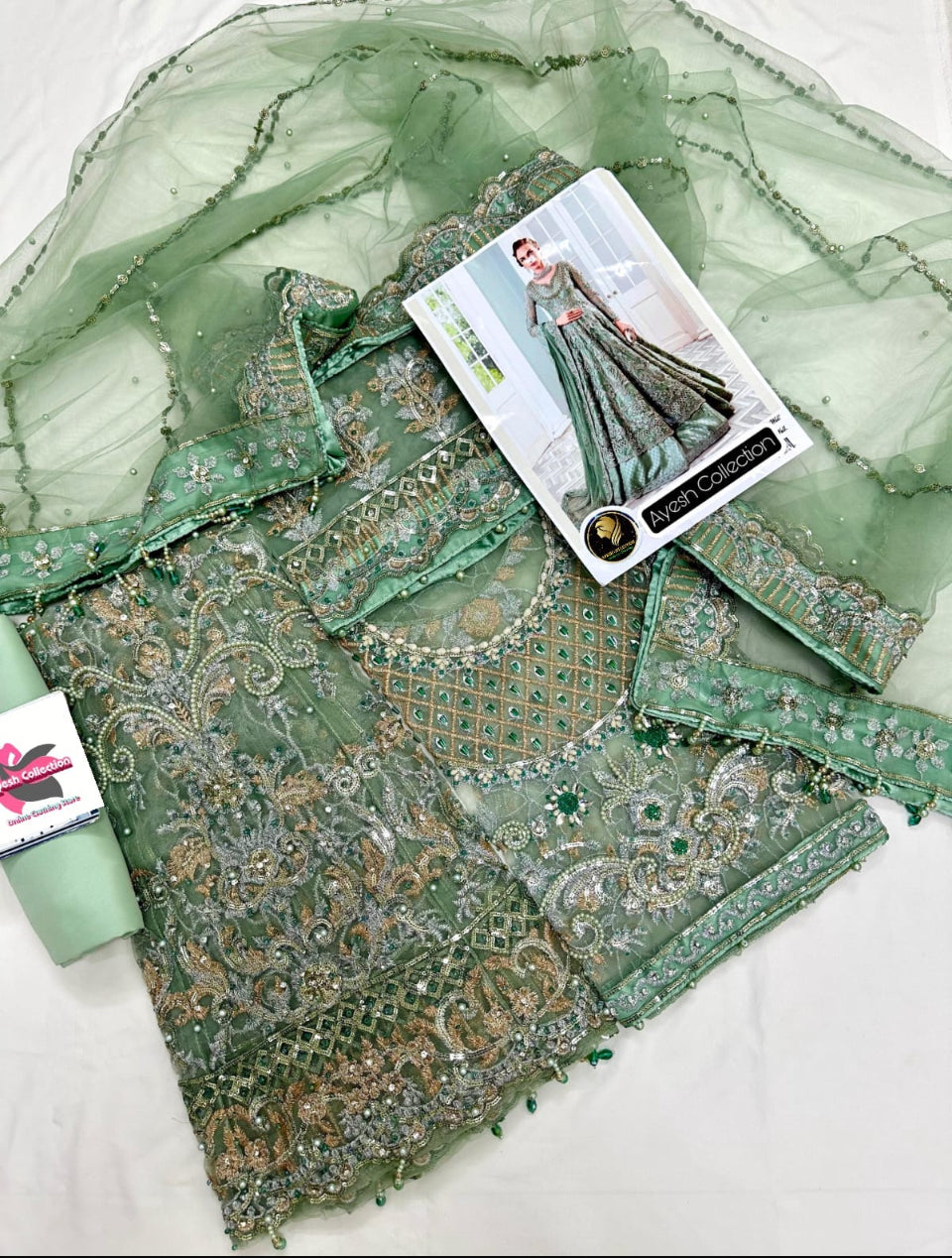 Net dress party wear