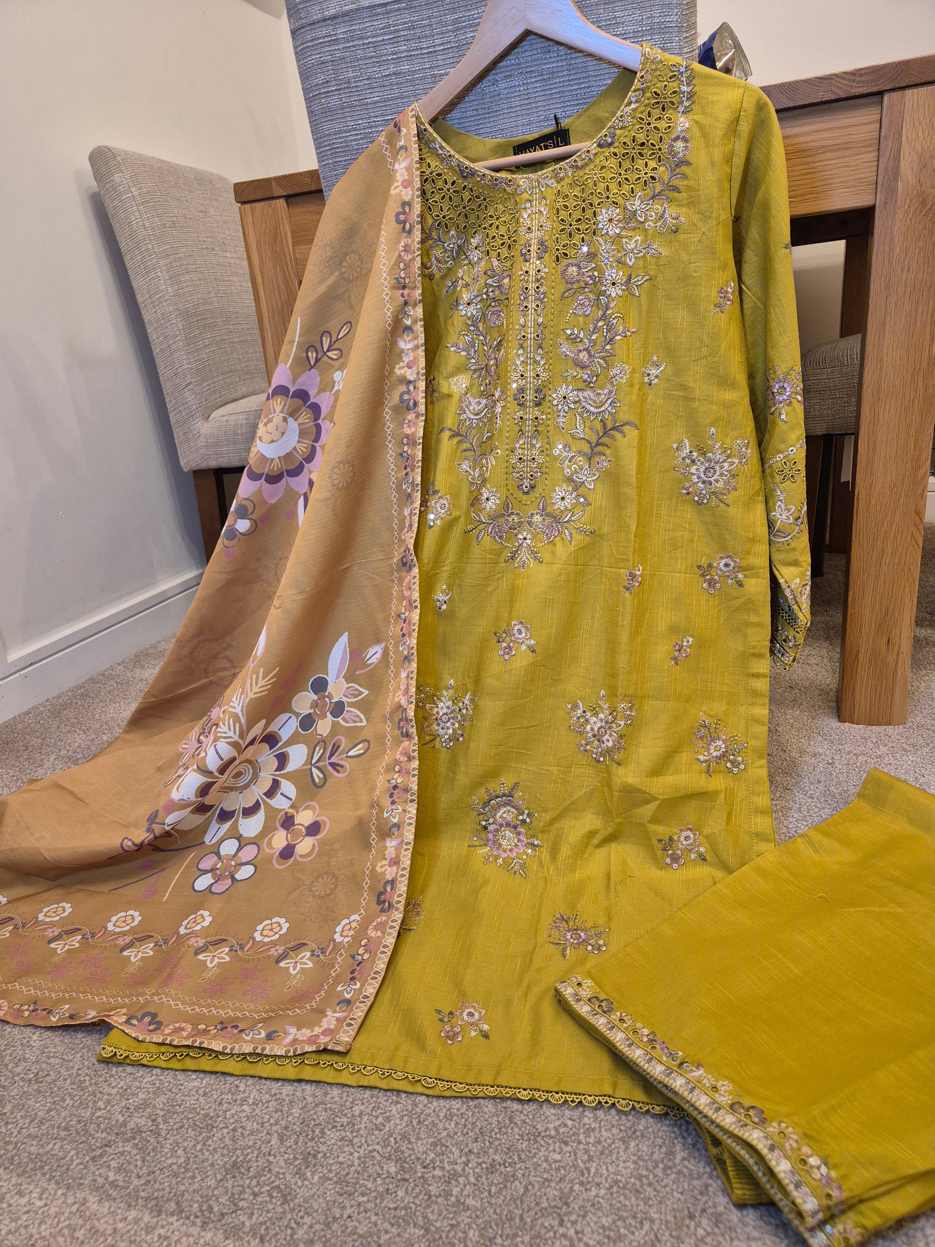 Khaddar 3 piece suits.