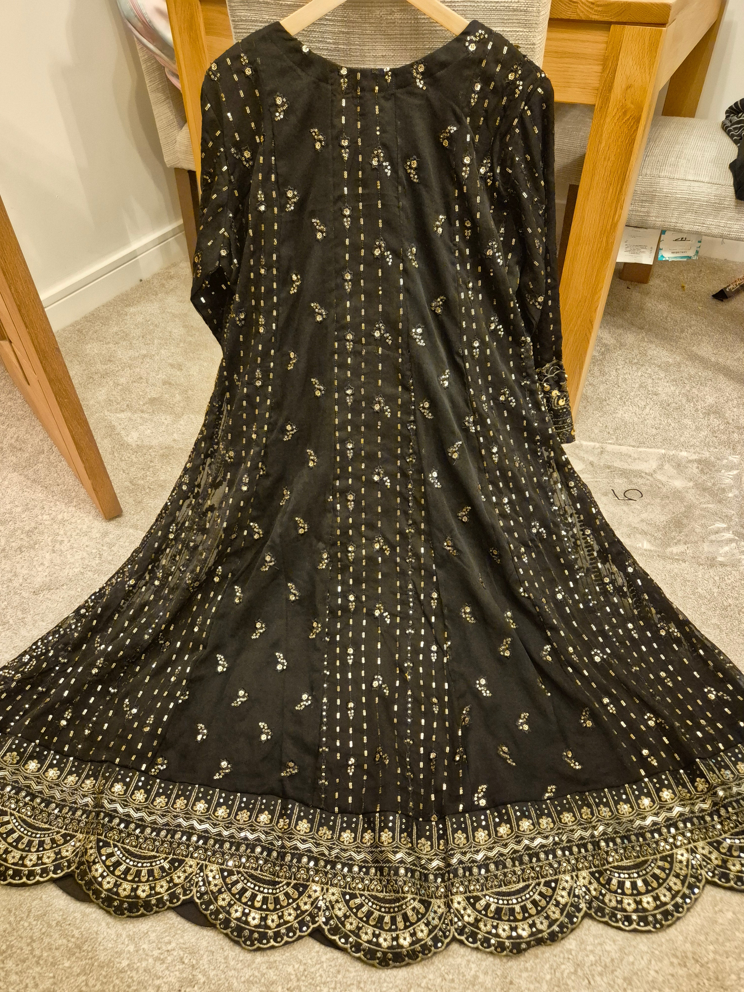 Maria B heavy maxi dress