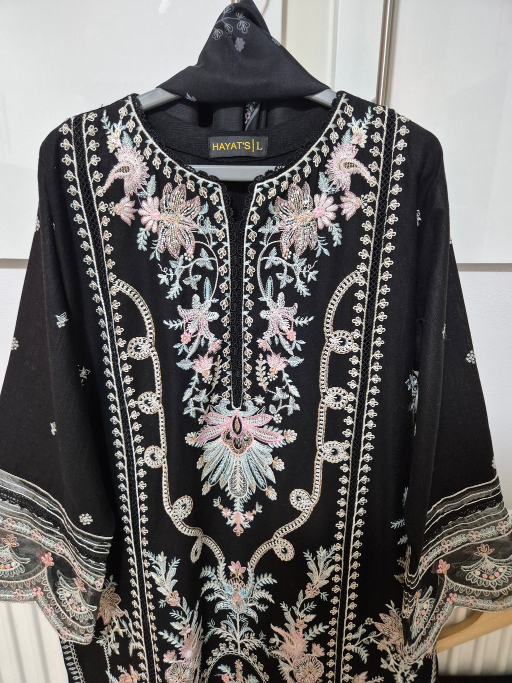 Khaddar embroidered 3 piece