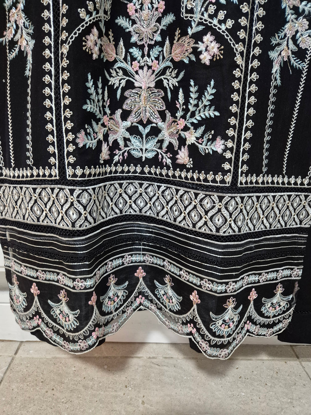 Khaddar embroidered 3 piece