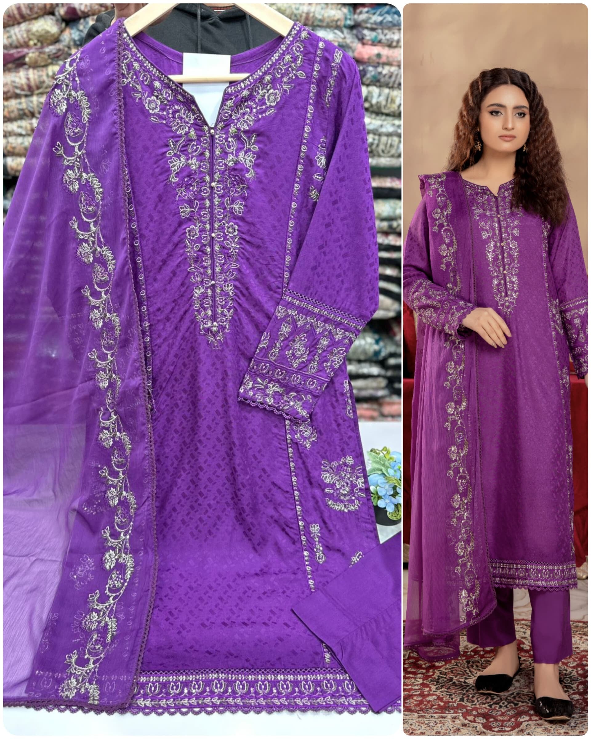 Branded linen 3 piece suits