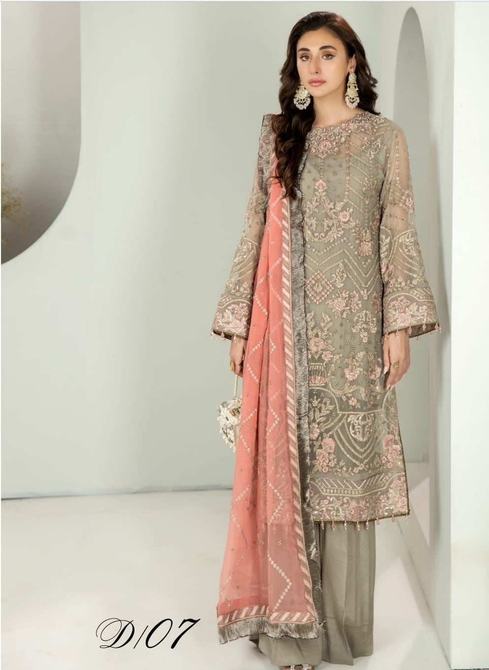 Luxury chiffon partywear