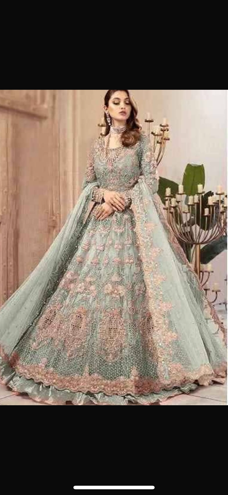 Maria B wedding dress maxi