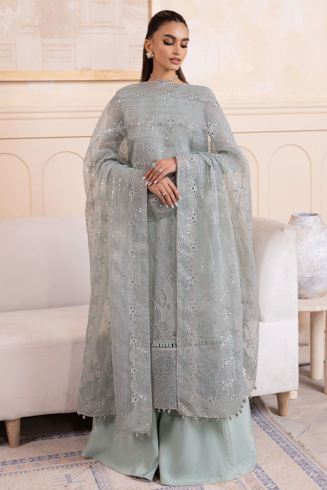 Jazmine unstitch saree dress