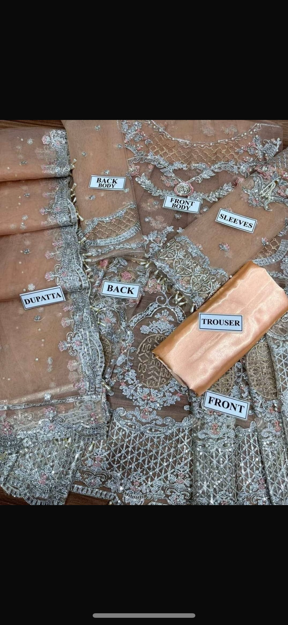 Maria B wedding dress maxi