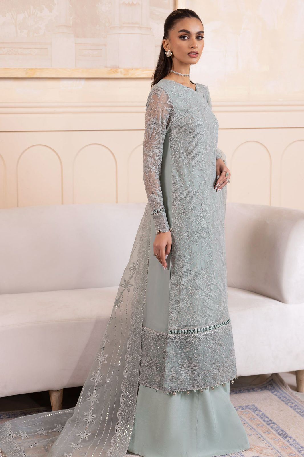 Jazmine unstitch saree dress