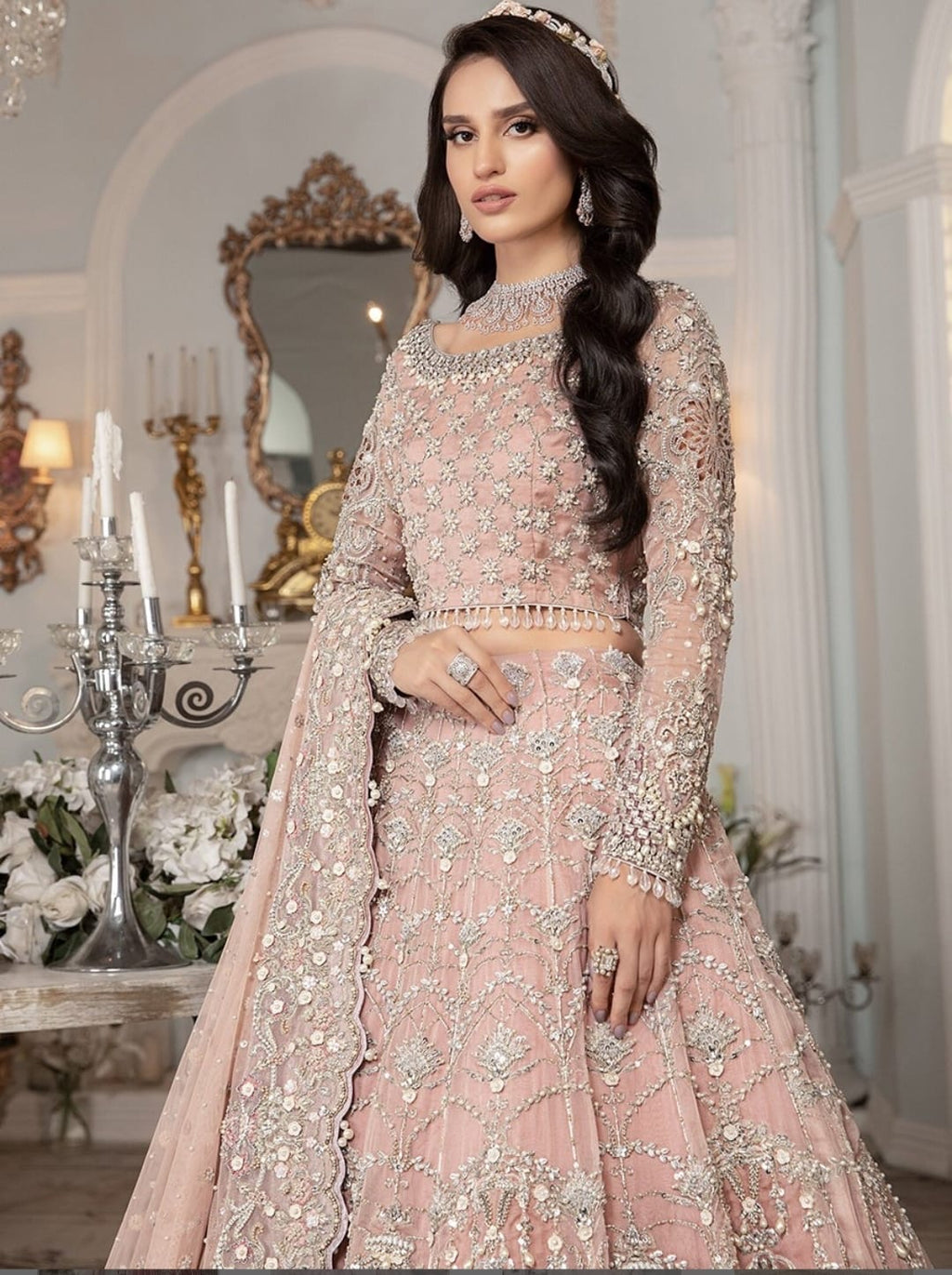 Maria B heavy partywear maxi