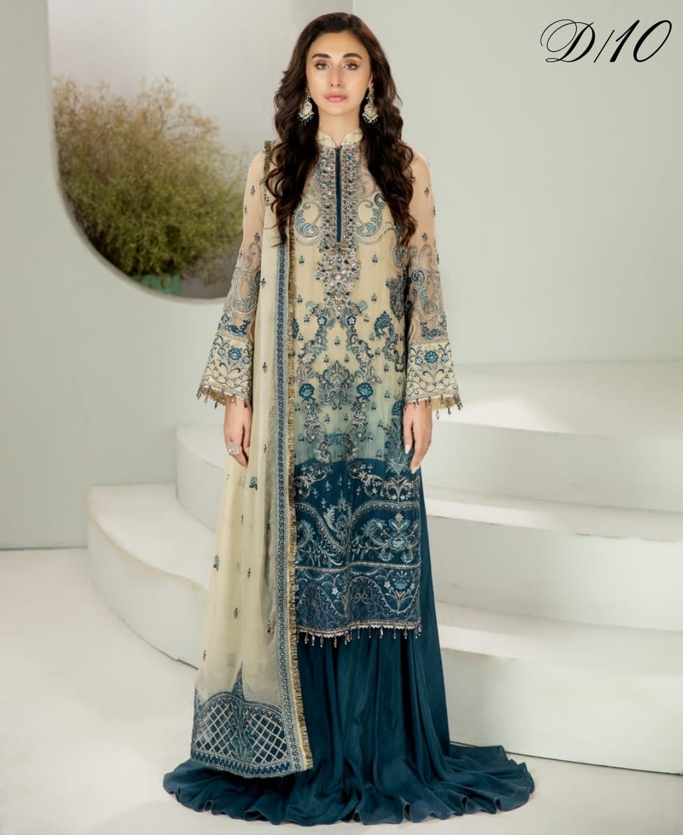 Luxury chiffon partywear