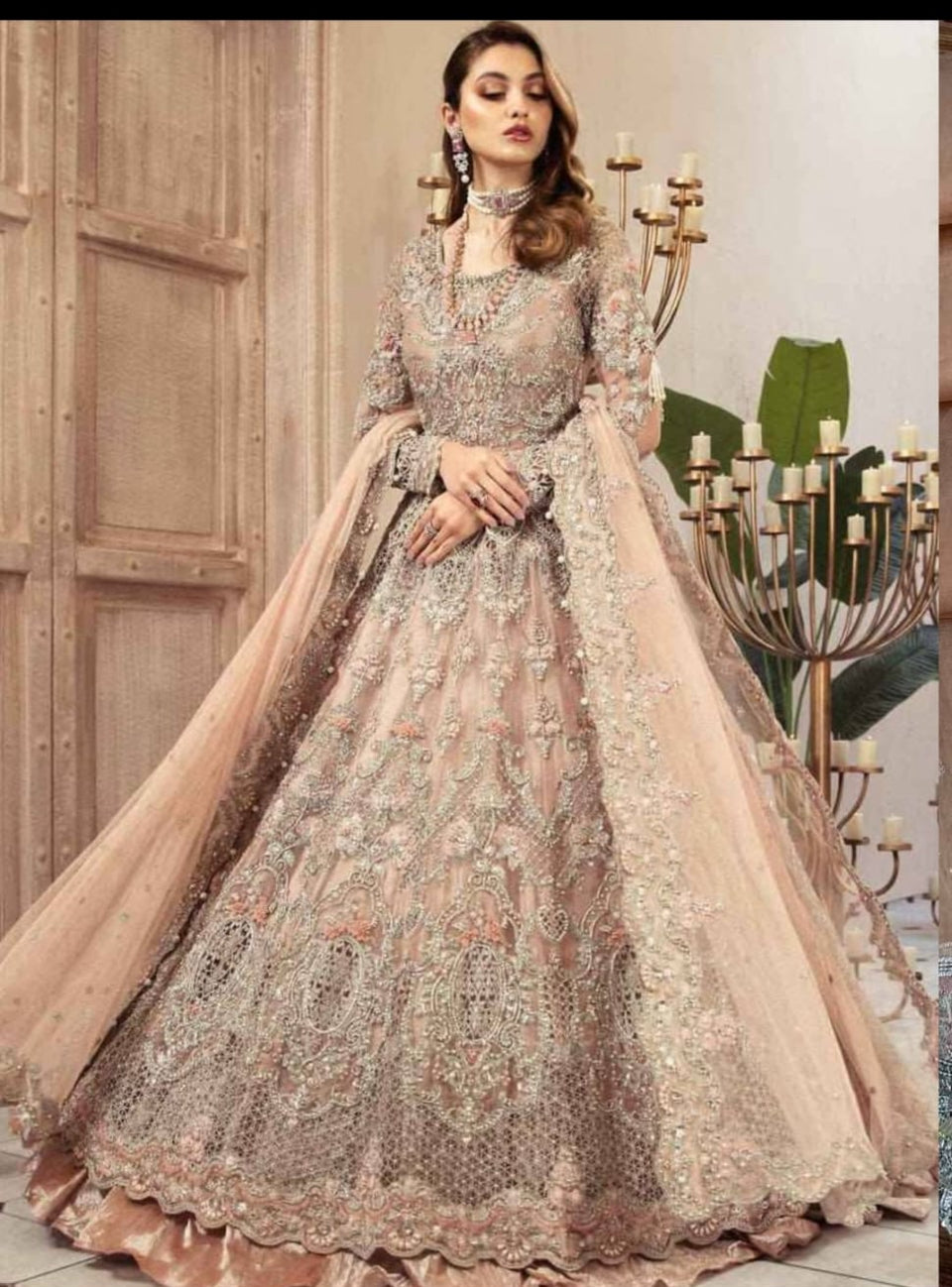 Maria B wedding dress maxi