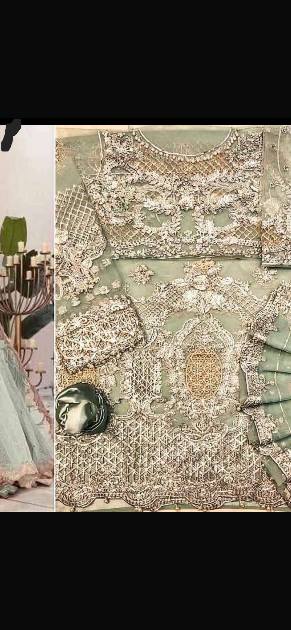 Maria B wedding dress maxi