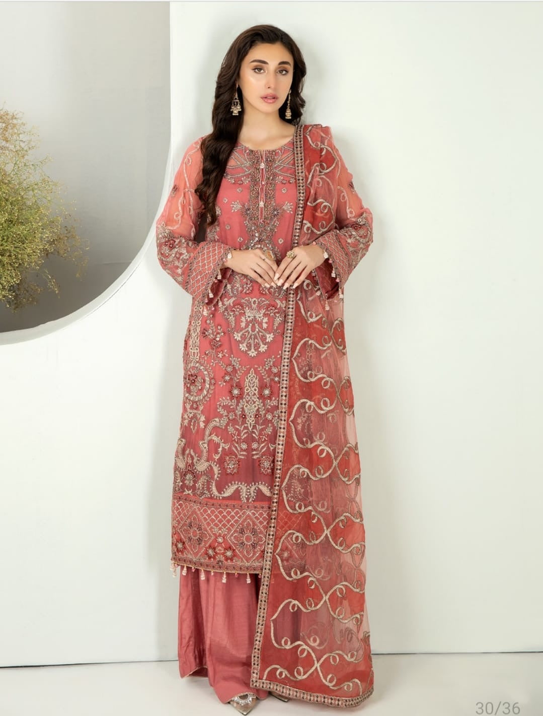 Luxury chiffon partywear