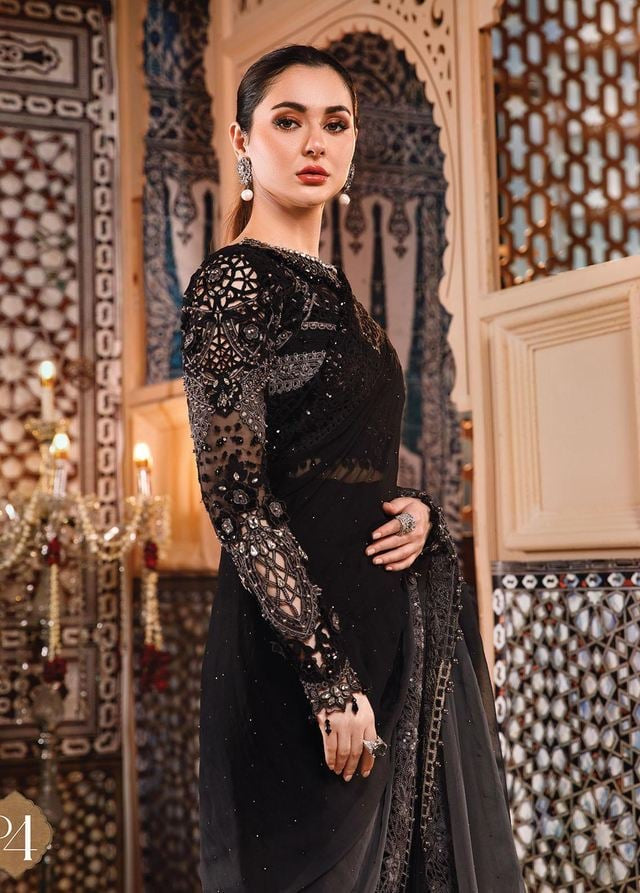 Maria B net saree