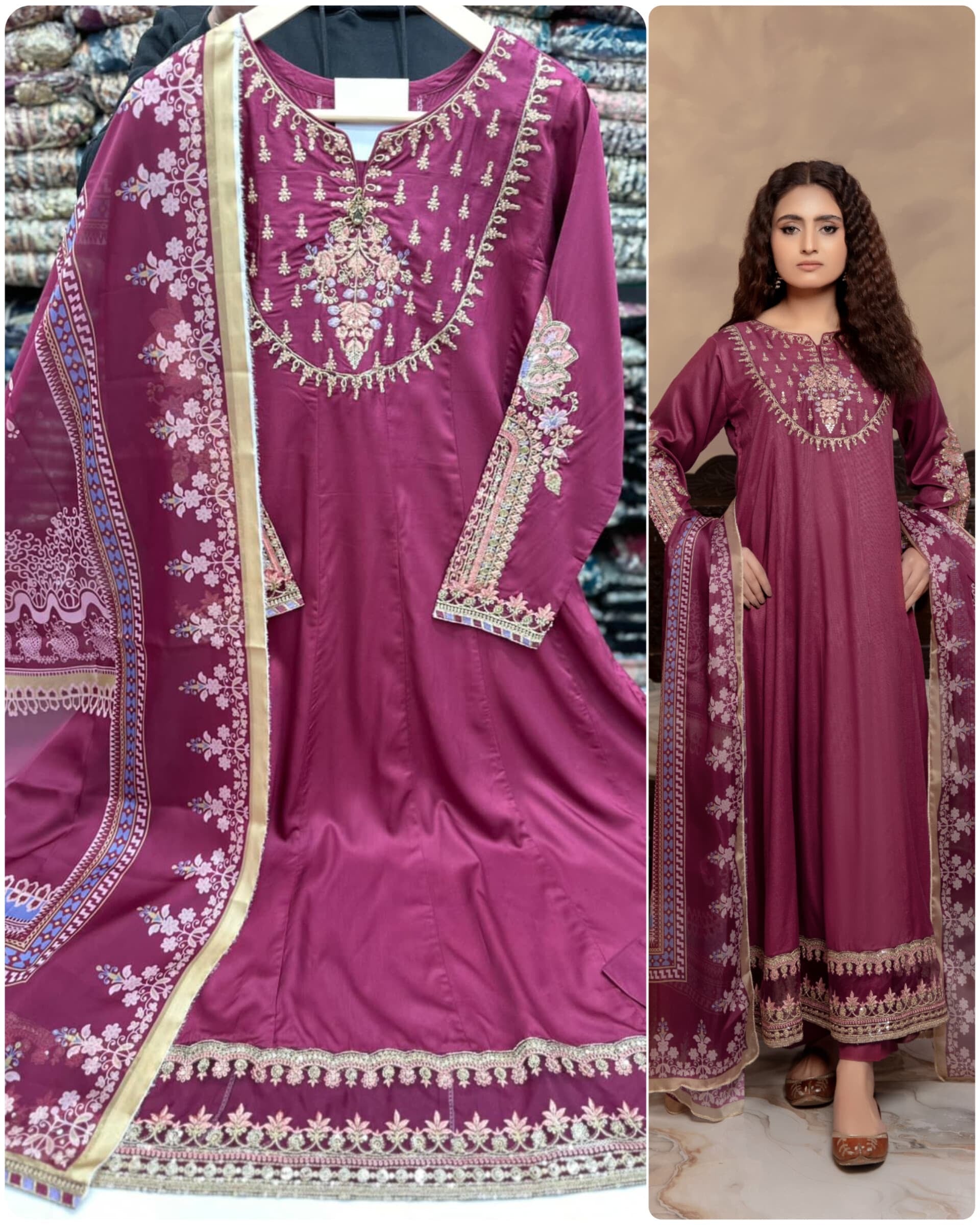 Branded linen 3 piece suits