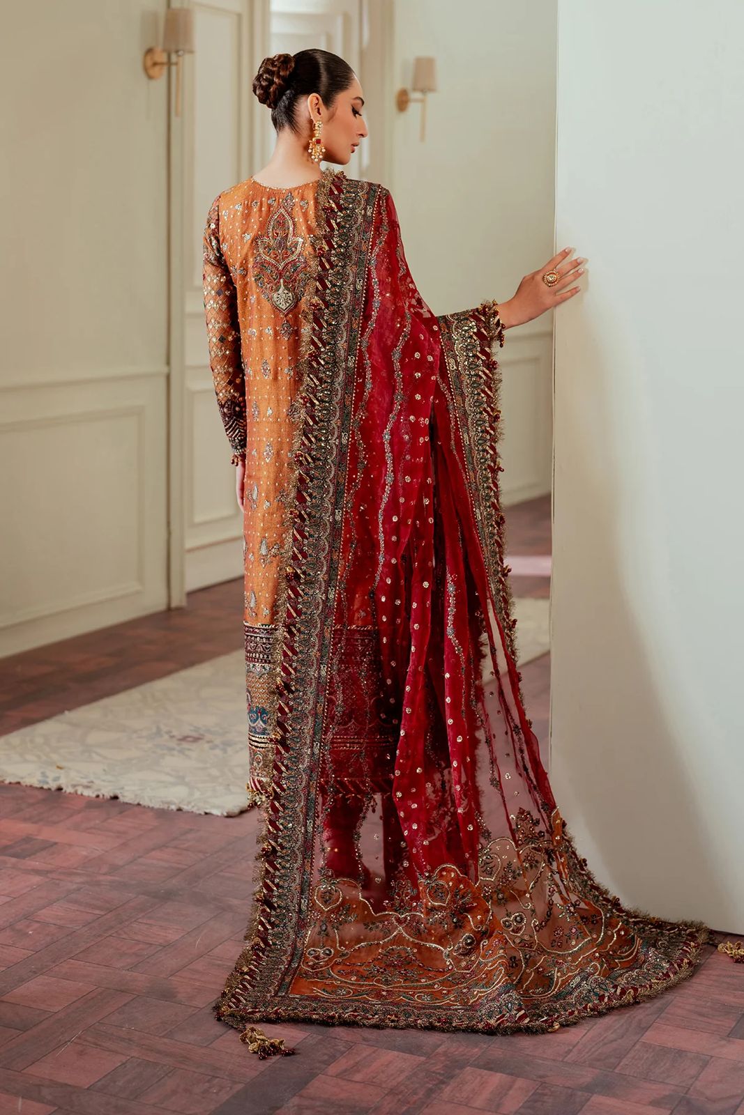 BAROQUE CHIFFON LUXURY Embroidered Collection unstitch