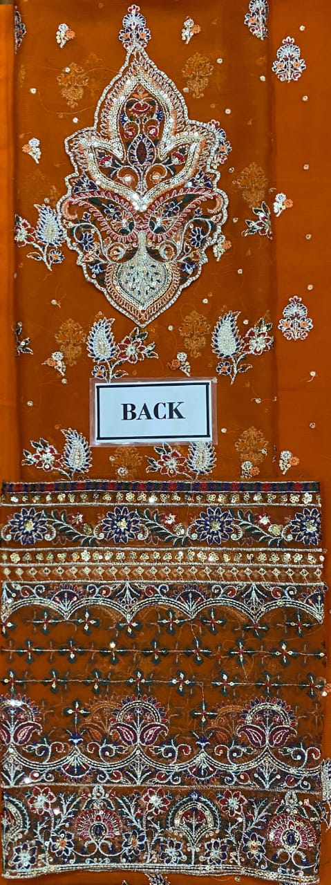 BAROQUE CHIFFON LUXURY Embroidered Collection unstitch