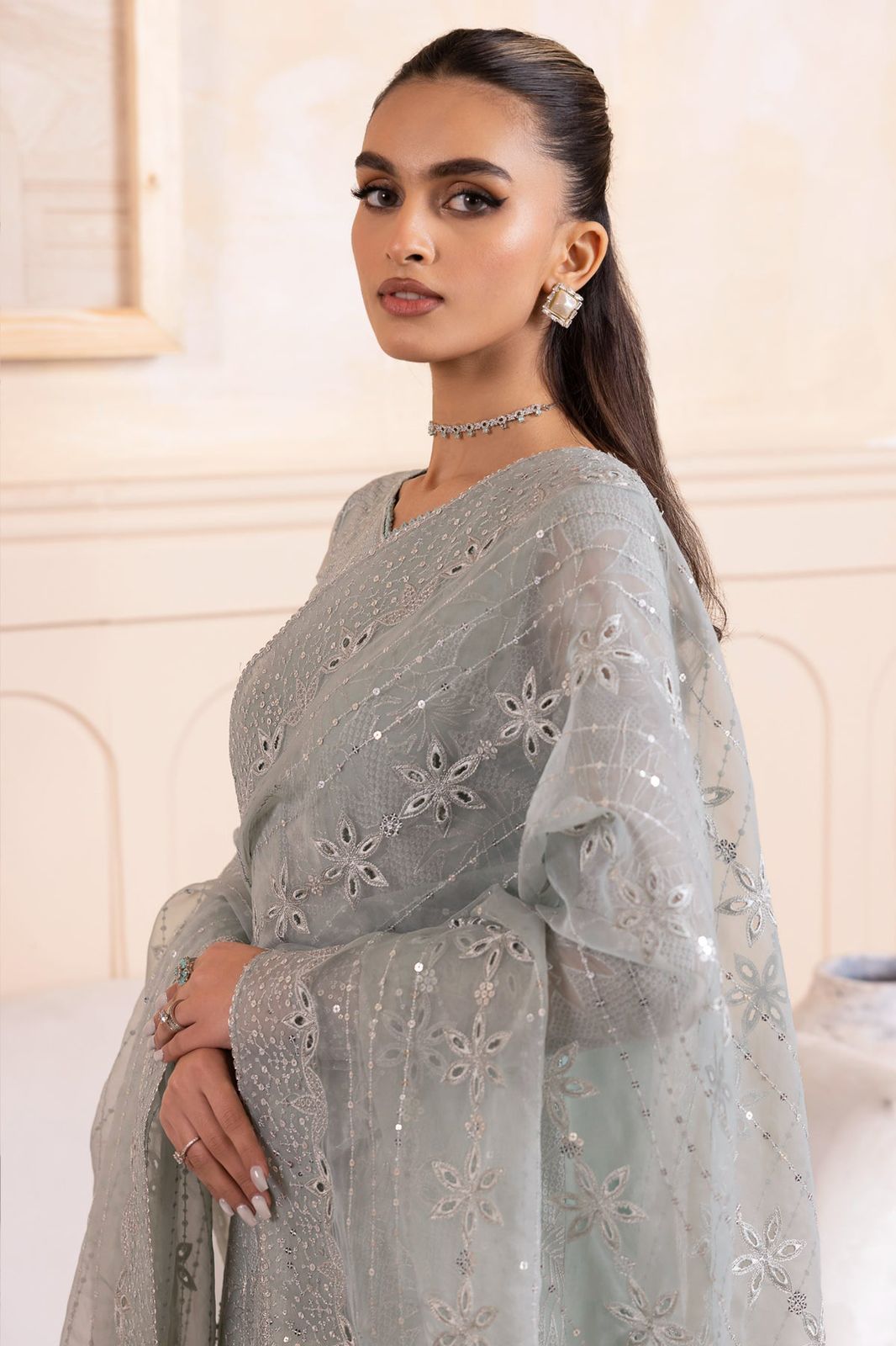 Jazmine unstitch saree dress
