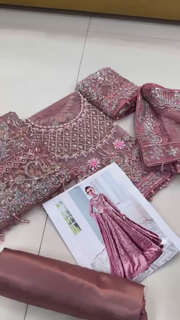 Net dress party wear